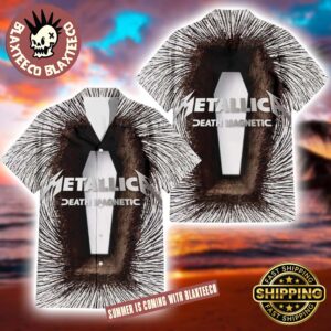 Metallica Death Magnetic Album Cover Art Summer Hawaiian Shirt