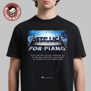 Metallica For Piano Solo Book Cover T-Shirt