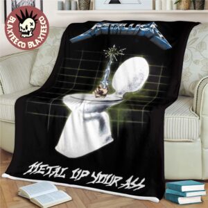 Metallica Funny Metal Up Your Ass Toilet 2025 Gift For Fans Fleece Blanket