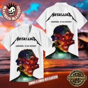 Metallica Hardwired To Self Destruct Album Cover Art Summer 2025 Hawaiian Shirt
