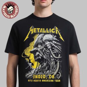 Metallica Indio California Power Trip Festival 2023 M72 North American Tour Unisex T-Shirt