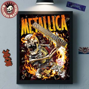 Metallica Load I Can’t Hear Ya Talk To 2 X 4 Art By Andrew Cremeans Load Series Home Decor Poster Canvas