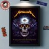 Metallica M72 Denver 2025 Night 1 And 2 Venue Combined Poster In Denver Colorado At Empower Field at Mile High On June 27 And 29 2025 Landscape Poster Canvas