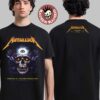 Metallica M72 Denver 2025 Night 1 And 2 Venue Combined Poster In Denver Colorado At Empower Field at Mile High On June 27 And 29 2025 Two Sided T-Shirt