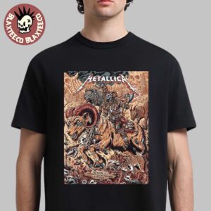 Metallica M72 Denver 2025 Night 2 Venue Poster In Denver Colorado At Empower Field at Mile High On June 29 2025 Classic T-Shirt