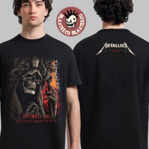 Metallica M72 Detroit Michigan Night 1 Merch Tee At Ford Field M72 North American Tour On November 10 2023 Two Sides Unisex T-Shirt