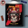 Metallica M72 Denver 2025 Night 2 Venue Poster In Denver Colorado At Empower Field at Mile High On June 29 2025 Home Decor Poster Canvas