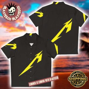 Metallica M72 Logo 72 Seasons Yellow Logo In Black Summer 2025 Hawaiian Shirt