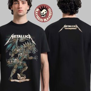 Metallica M72 Los Angeles California Night 1 Merch Tee At SoFi Stadium M72 North American Tour On August 25 2023 The Dragon Art Two Sides Unisex T-Shirt