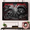 Metallica M72 Nashville 2025 Night 1 And 2 Venue Combined Posters At Nissan Stadium Nashville Tennessee On May 1 And 3 2025 North American Tour Home Decor Poster Canvas