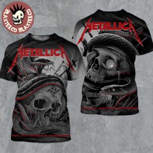 Metallica M72 Nashville 2025 Night 1 And 2 Venue Combined Posters At Nissan Stadium Nashville Tennessee On May 1 And 3 2025 North American Tour Two Sided All Over Print Shirt