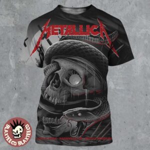 Metallica M72 Nashville 2025 Night 2 Venue Poster At Nissan Stadium Nashville Tennessee On May 3 2025 North American Tour All Over Print Shirt