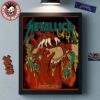 Metallica M72 Philly 2025 Night 2 Venue Poster In Philadelphia Pennsylvania At Lincoln Financial Field On May 25 2025 Red Demon Art Home Decor Poster Canvas