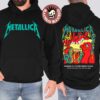 Metallica M72 Philly 2025 Night 1 Venue Hoodie In Philadelphia Pennsylvania At Lincoln Financial Field On May 23 2025 Red Demon Art Two Sided Unisex Hoodie
