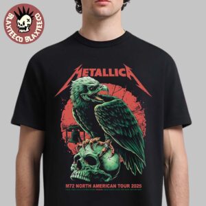 Metallica M72 Philly 2025 Pop Up Shop Poster In Philadelphia Pennsylvania At United States Lincoln Financial Field On May 23 And 25 2025 Eagle Art Essentials T-Shirt
