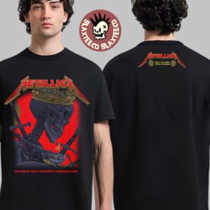 Metallica M72 Sonic Temple 2025 Night 2 Venue Tee In Columbus Ohio At Crew Stadium On May 11 2025 M72 North American Tour Two Sided Unisex T-Shirt