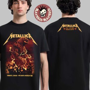 Metallica M72 Toronto Canada Night 1 Venue Merch At Rogers Centre M72 North American Tour On April 24 2025 The Titan Art Two Sided Essentials T-Shirt