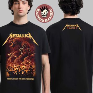 Metallica M72 Toronto Canada Night 2 Venue Merch Tee At Rogers Centre M72 North American Tour On April 26 2025 The Titan Art Two Sided Unisex T-Shirt