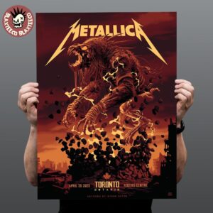 Metallica M72 Toronto Canada Night 2 Venue Poster At Rogers Centre On April 26 2025 M72 North American Tour The Titan Art Home Decor Poster Canvas