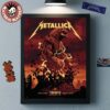 Metallica M72 Virginia Tech 2025 Pop Up Shop Poster For Blacksburg Virginia In United States Lane Stadium On May 7 2025 Home Decor Poster Canvas