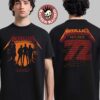 Metallica M72 Virginia Tech 2025 Pop Up Shop Merch Tee In Blacksburg Virginia On May 7 2025 M72 World Tour Two Sided Unisex T-Shirt Metallica M72 Virginia Tech 2025 Pop Up Shop Merch Tee In Blacksburg Virginia On May 7 2025 M72 World Tour Two Sided Unisex T-Shirt