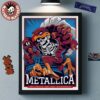Metallica M72 Virginia Tech 2025 Pop Up Shop Poster For Blacksburg Virginia In United States Lane Stadium On May 7 2025 Home Decor Poster Canvas