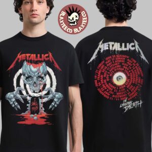 Metallica M72 World Tour 2025 2026 I’m Creeping Death Creeping Tour Two Sided T-Shirt