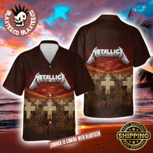 Metallica Master Of Puppets Album Cover Art Summer 2025 Hawaiian Shirt