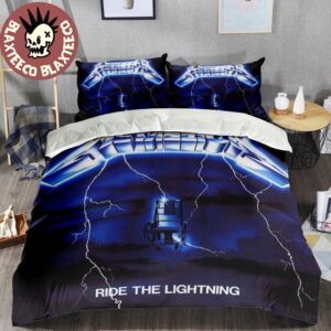 Metallica Ride The Lightning Album Cover Metallica Bedding Set