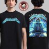 Metallica M72 World Tour Australia And New Zealand 2025 Fancards Feat Metallica Skeleton In The Volcano With Dates Back T-Shirt