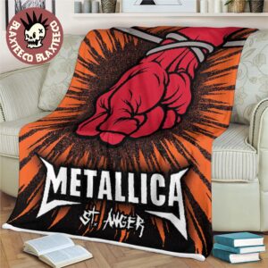 Metallica St Anger Album Cover Art Gift For Fans Fleece Blanket