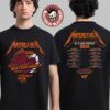 Metallica Virginia Tech Off To Never Neverland 2024 Tour Dates ACC Championship Bank Of America Stadium In Charlotte NC On Dec 7 Two Sided T-Shirt