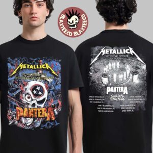 Metallica x Pantera M72 Nashville 2025 Concert Tennessee Titans Pop Up Shop Tee M72 World Tour No Repeat Weekend Two Sided Unisex T-Shirt