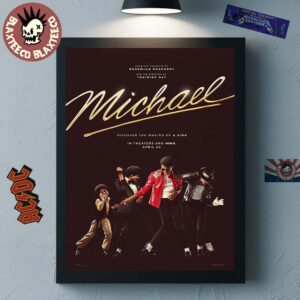 Michael Jackson The Michael Movie Discover The Making Of A King In Theaters And Imax On April 24 2025 Home Decor Poster Canvas
