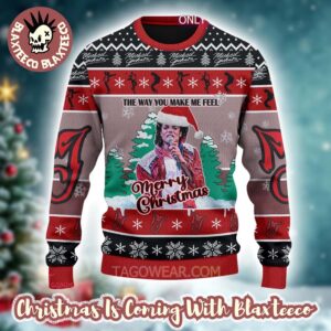 Michael Jackson The Way You Make Me Feel Merry Christmas Funny Ugly Christmas Sweater