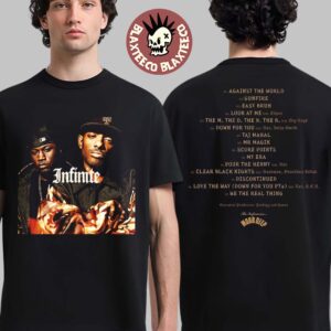 Mobb Deep Infinite Album Cover With Tracklist Two Sided T-Shirt