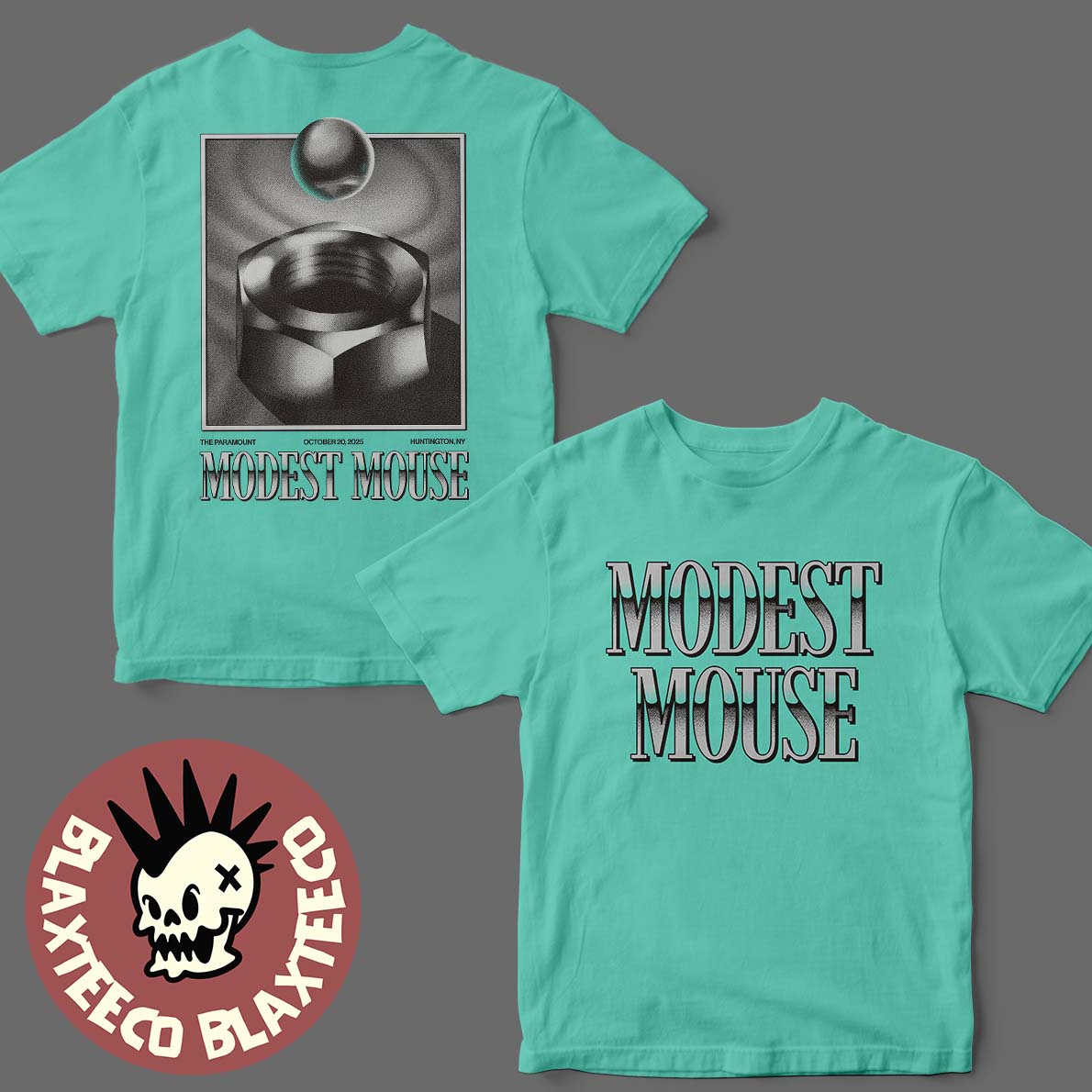 Modest Mouse Huntington New York 2025 Poster At The Paramount On October 20 2025 Two Sided T-Shirt