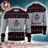 Motorhead Lemmy Is God Born To Raise Hell Signature Red And Black Ugly Christmas Sweater