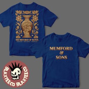 Mumford And Sons Copenhagen Denmark 2025 Event Poster At Royal Arena On November 8 2025 The Greek Vase Art Two Sided T-Shirt