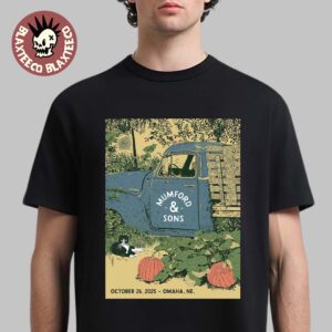 Mumford And Sons Omaha Nebraska 2025 Event Poster On October 26 2025 Essentials T-Shirt