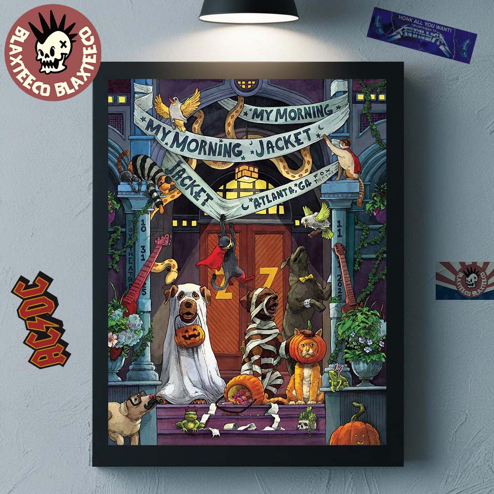 My Morning Jacket Atlanta Georgia 2025 Event Poster Halloween Shows At Fox Theatre On October 31 And November 1 2025 Home Decor Poster Canvas My Morning Jacket Atlanta Georgia 2025 Event Poster Halloween Shows At Fox Theatre On October 31 And November 1 2025 Home Decor Poster Canvas
