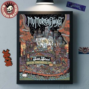 My Morning Jacket Chicago Illinois 2025 Event Poster At The Salt Shed On October 26 2025 Home Decor Poster Canvas