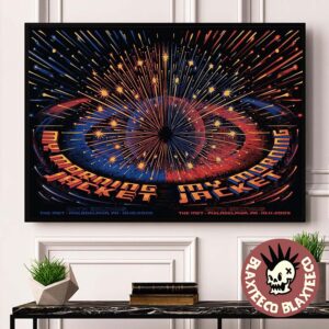 My Morning Jacket Philadelphia PA 2025 Night 1 And 2 Combined Venue Poster At The Met On October 10 And 11 2025 Landscape Poster Canvas