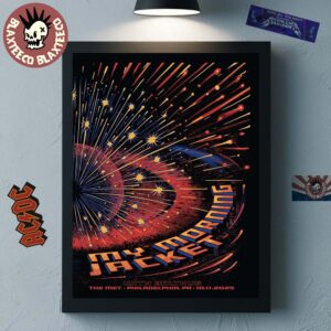 My Morning Jacket Philadelphia PA 2025 Night 2 Venue Poster At The Met On October 11 2025 Home Decor Poster Canvas