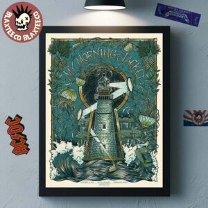 My Morning Jacket Portland Maine 2025 Event Poster At State Theatre On October 14 2025 The Lighthouse Art Home Decor Poster Canvas