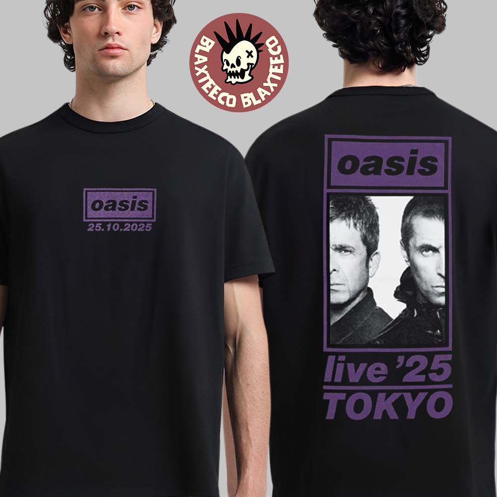Oasis Live 25 Tokyo On October 25 2025 Merch T-Shirt