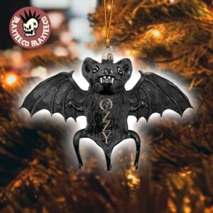 Ozzy Osbourne Black Sabbath Ozzy Bat 2025 Holiday Christmas Ornament