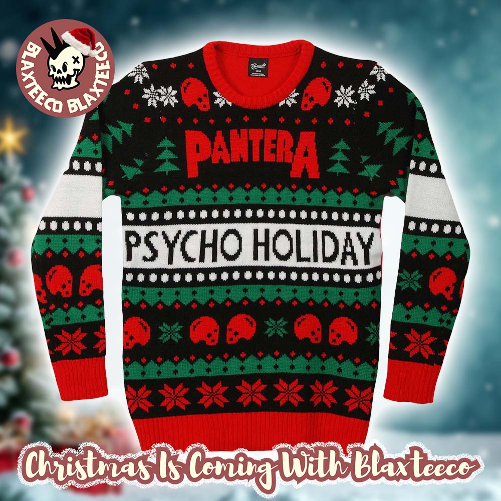 Pantera Psycho Holiday Ugly Christmas Sweater Pantera Psycho Holiday Ugly Christmas Sweater