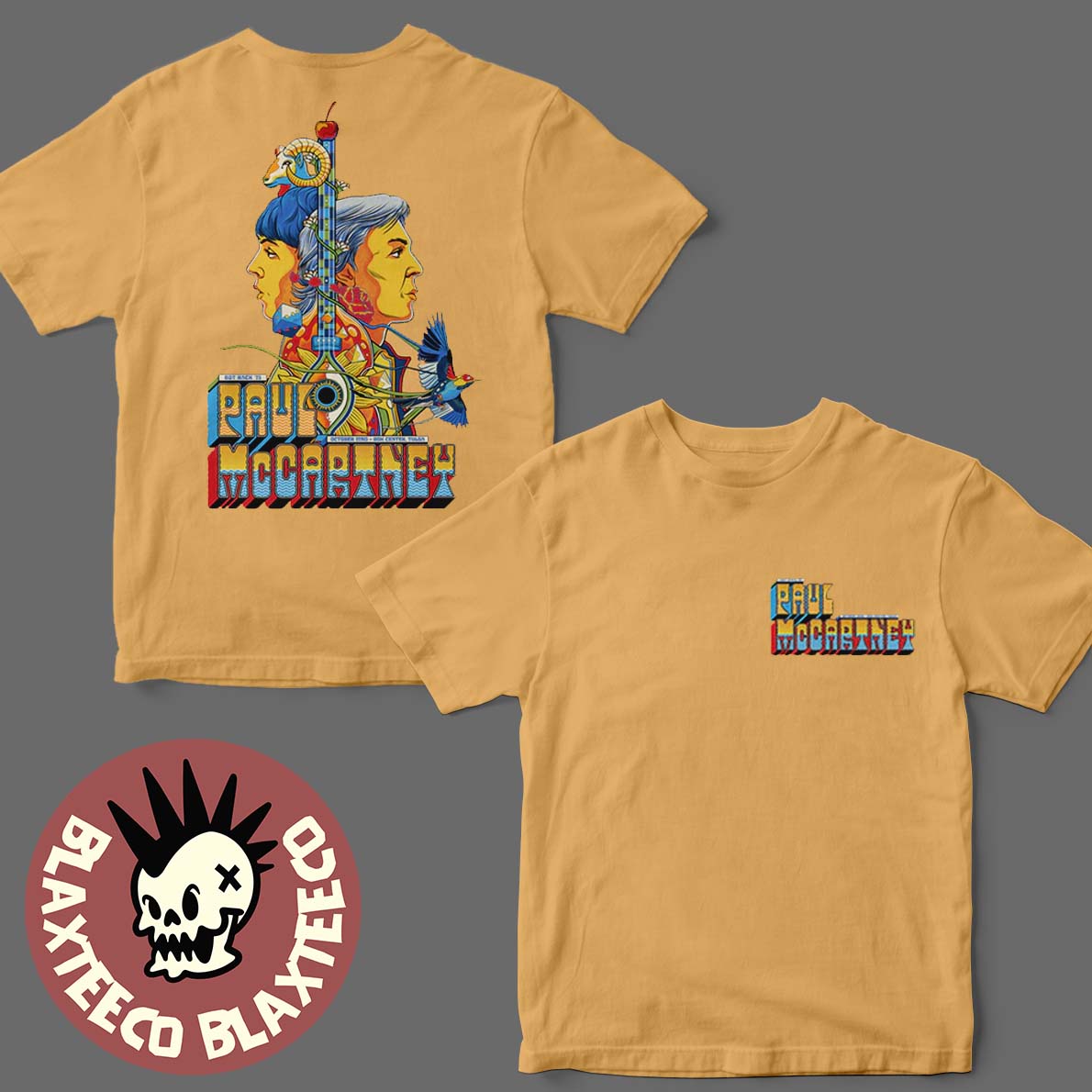 Paul McCartney Bok Center Tulsa 2025 Event Tee On October 22 2025 Got Back Tour 2025 Two Sided T-Shirt Paul McCartney Bok Center Tulsa 2025 Event Tee On October 22 2025 Got Back Tour 2025 Two Sided T-Shirt