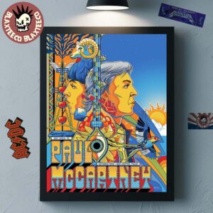 Paul McCartney Bok Center Tulsa 2025 Venue Poster On October 22 2025 Got Back Tour 2025 Home Decor Poster Canvas
